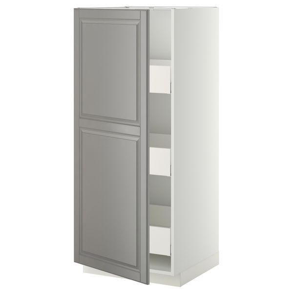 Высокий шкаф с ящиками, 60x60x140 cm IKEA METOD МЕТОД, MAXIMERA МАКСИМЕРА 693.600.47 - фото 2