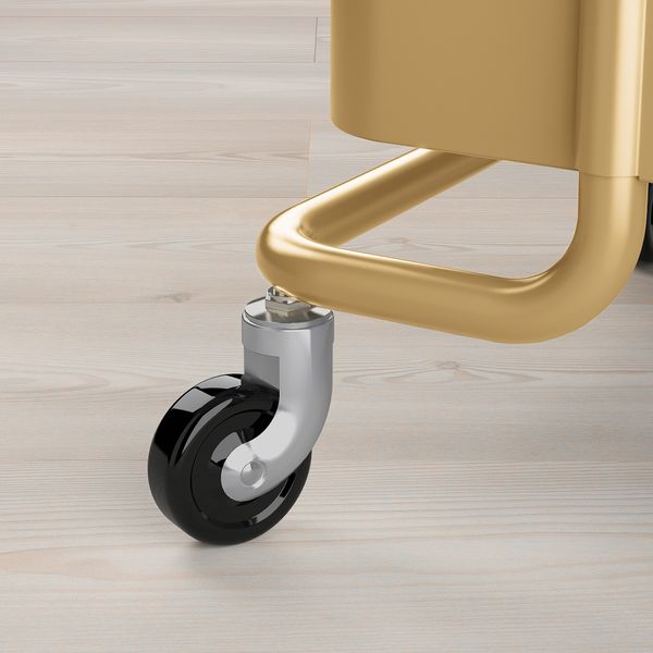 Тележка, желтый, 35x45x78 см IKEA RÅSKOG РОСКУГ 504.966.49 - фото 6