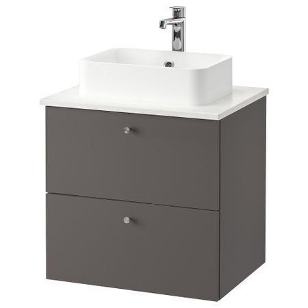 Шкаф со столешницей 45x32 раковина, 62x49x72 cm IKEA HÖRVIK ХОРВИК, GODMORGON ГОДМОРГОН, TOLKEN ТОЛКЕН 193.385.20