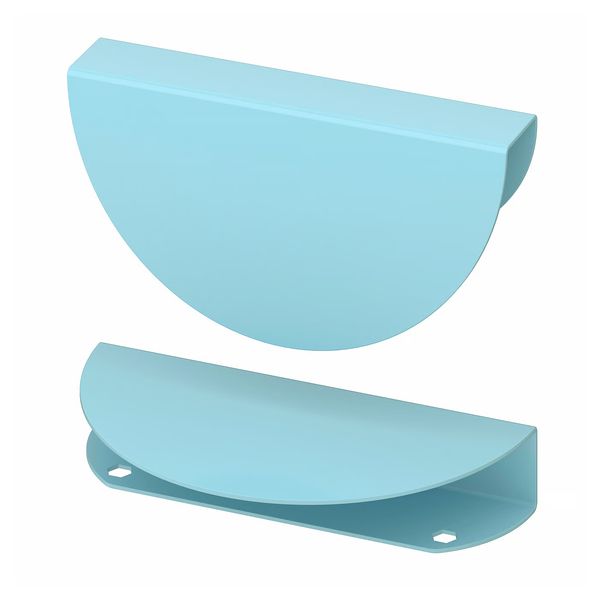 BEGRIPA Ручка - голубой/полукруг 130 мм - фото 1