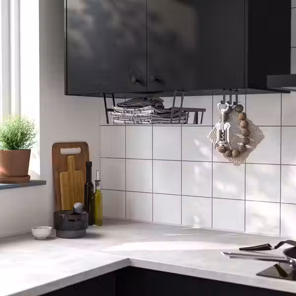 PÅLYCKE Подвесная корзина - антрацит 36x26x14 см - фото 3