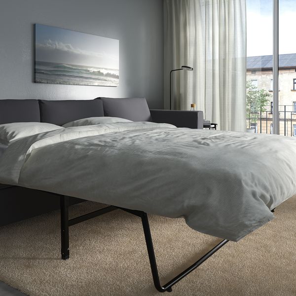 3-местный диван-кровать с козеткой, Hallarp серый IKEA VIMLE ВИМЛЕ 394.190.49 - фото 5