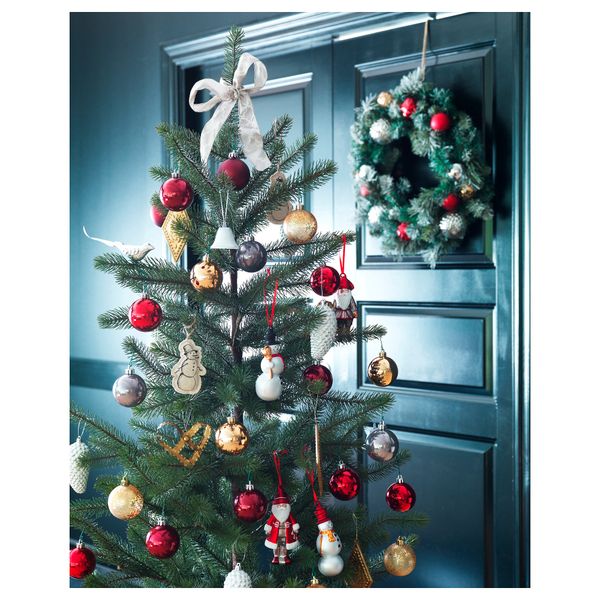 Украшение подвесное ВИНТЕР 2015, форма колокола, белый - схема-чертеж с размерами