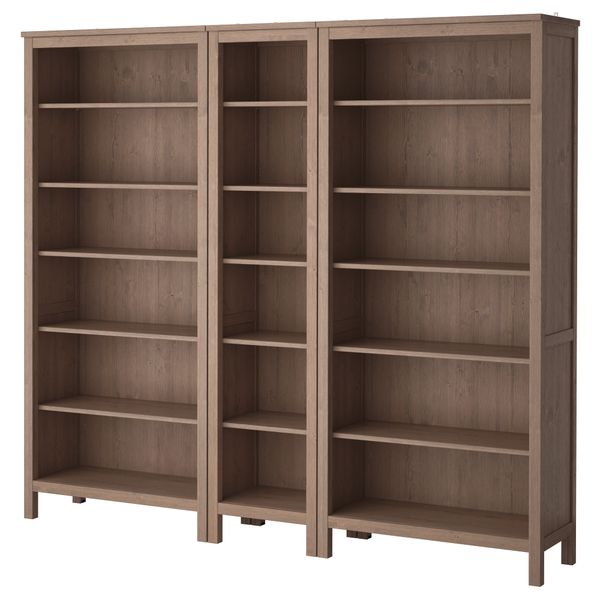 Стеллаж ХЕМНЭС, серо-коричневый (229x197 см) - фото 1