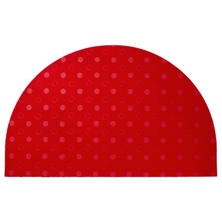 Придверный коврик ТВИС, полумесяц, красный (50x80 см)