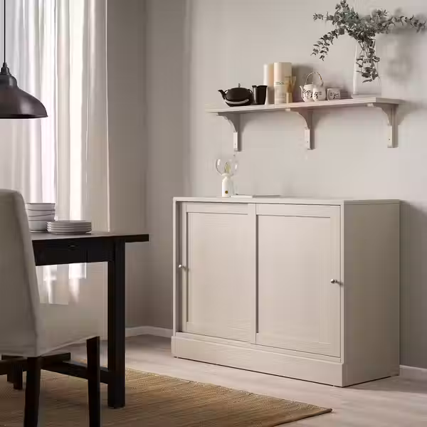 BERGSHULT / RAMSHULT Полка навесная - серо-бежевый 120x20 см - фото 3