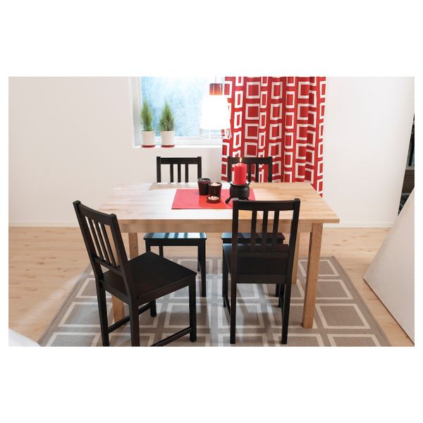 Стул, коричнево-чёрный IKEA STEFAN СТЕФАН 603.609.47 - фото 4