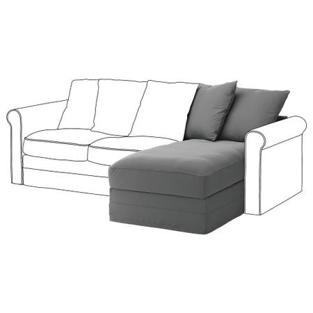 Секция козетки, Ljungen классический серый IKEA GRÖNLID 194.090.27