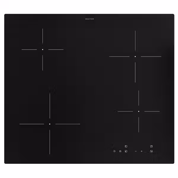 VILSTA ВИЛСТА Индукц варочн панель - ИКЕА 300 чёрный 59 см - схема-чертеж с размерами