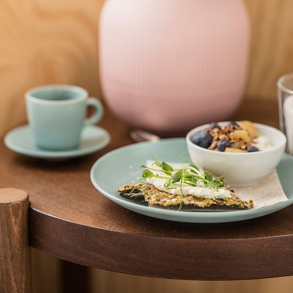 Тарелка десертная, матовая поверхность светлая бирюза 20 см IKEA FÄRGKLAR ФЭРГКЛАР 704.771.69 - фото 6