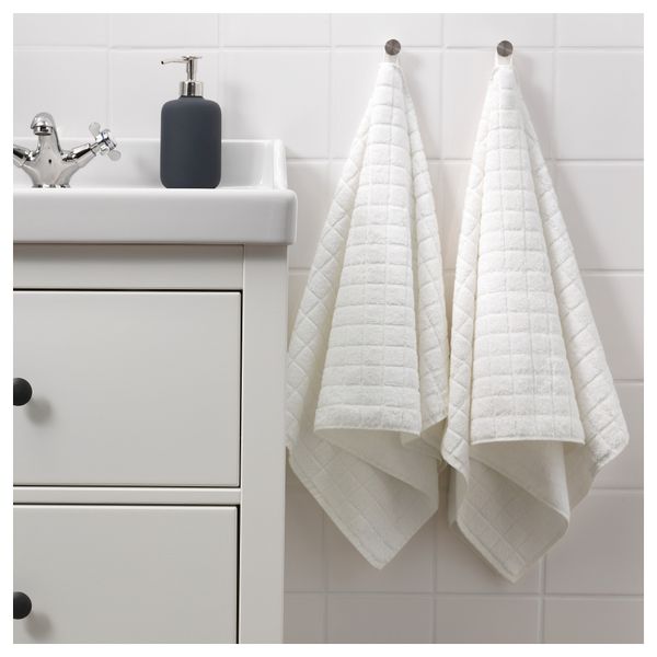 Полотенце ОФЬЕРДЕН, белый (50x100 см) - фото 3
