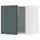 METOD Навесной шкаф - белый/Aspudden темный серо-зеленый 40x40 см