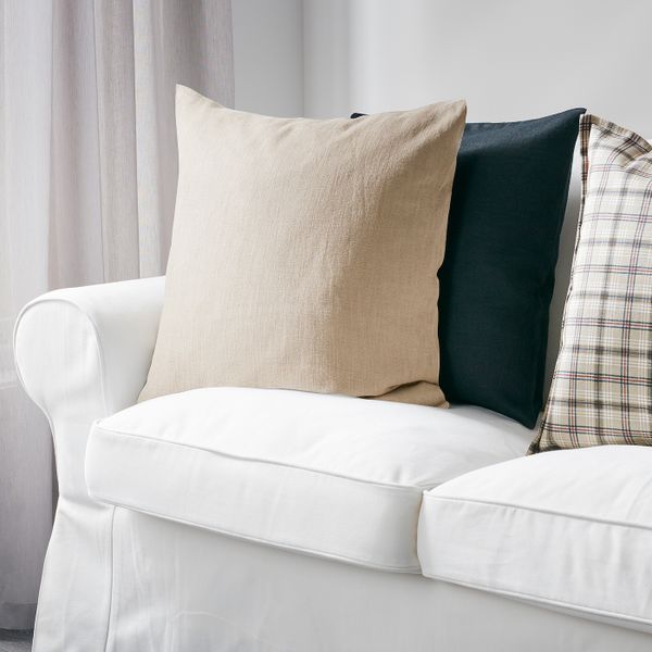 Чехол на подушку, бежевый, 50x50 см IKEA ВИГДИС 703.698.86 - фото 3