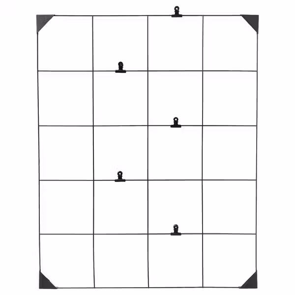 SÖSDALA Доска для записей, с зажимами - чёрный 60x75 см - фото 1
