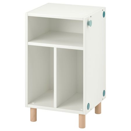Прикроватная тумба/полочный модуль, белый IKEA SMUSSLA СМУССЛА 704.694.90
