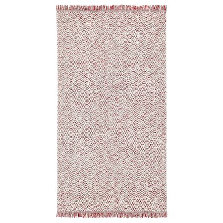 Ковер безворсовый, красный/естественный 80x150 см IKEA RÖRKÄR РЁРКЭР 804.747.35