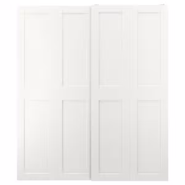 GRIMO Пара раздвижных дверей - белый 200x236 см - фото 1