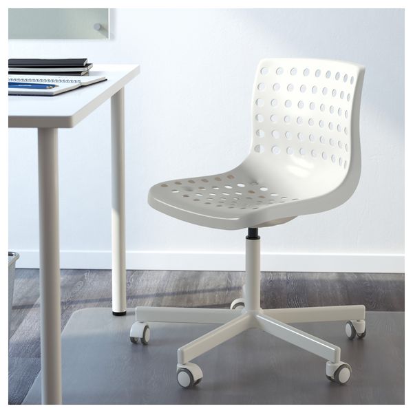 Рабочий стул СКОЛБЕРГ / СПОРРЕН, белый - фото 8