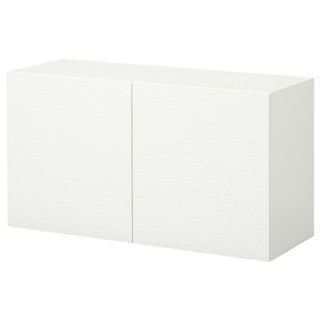 Комбинация настенных шкафов, белый/Лаксвикен 120x42x64 см IKEA BESTÅ БЕСТО 594.420.15