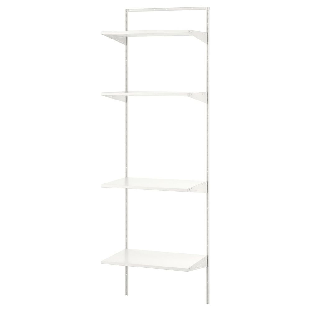 Стеллаж, белый 62x40x201 см IKEA BOAXEL БОАКСЕЛЬ 693.926.18 - фото 1