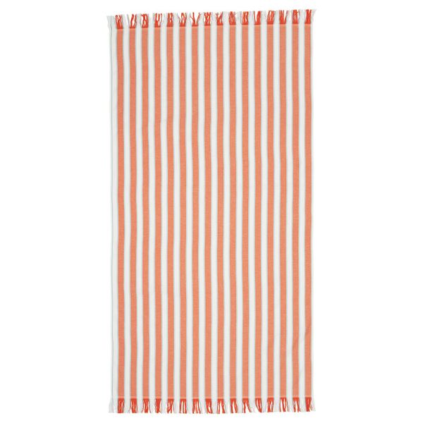 Пляжное полотенце, в полоску оранжевый 100x180 см IKEA СОЛБЛЕКТ 904.604.03 - фото 2