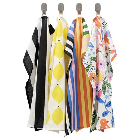 RINNIG Полотенце кухонное - разноцветный с рисунком 45x60 см