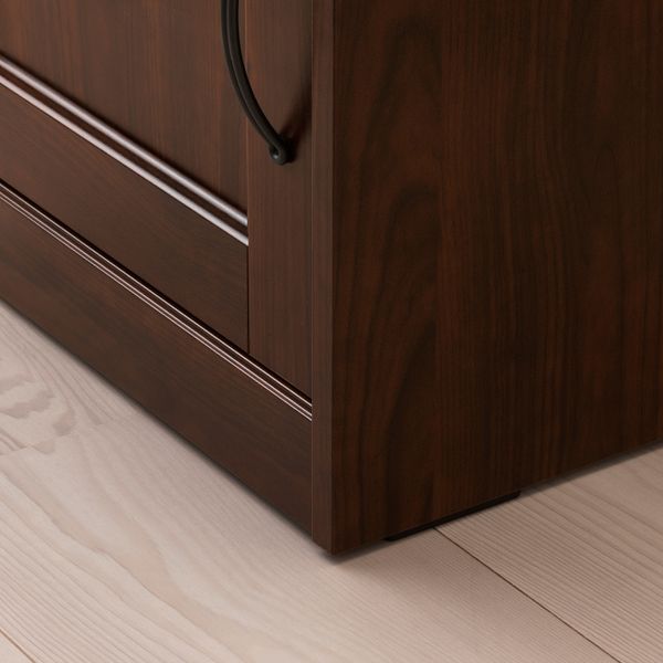 Тумба прикроватная, коричневый 42x40 см IKEA SONGESAND СОНГЕСАНД 103.674.42 - фото 4