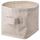 Корзина, 25x20x20 см, текстиль, бежевый IKEA PURRPINGLA ПУРРИНГЛА 405.659.78