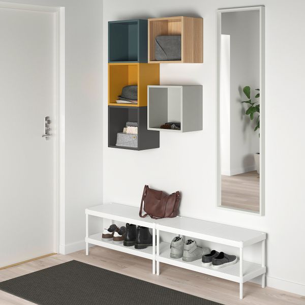 Комбинация для хранения, разноцветный 2 70x25x175 см IKEA EKET ЭКЕТ 293.860.73 - фото 5