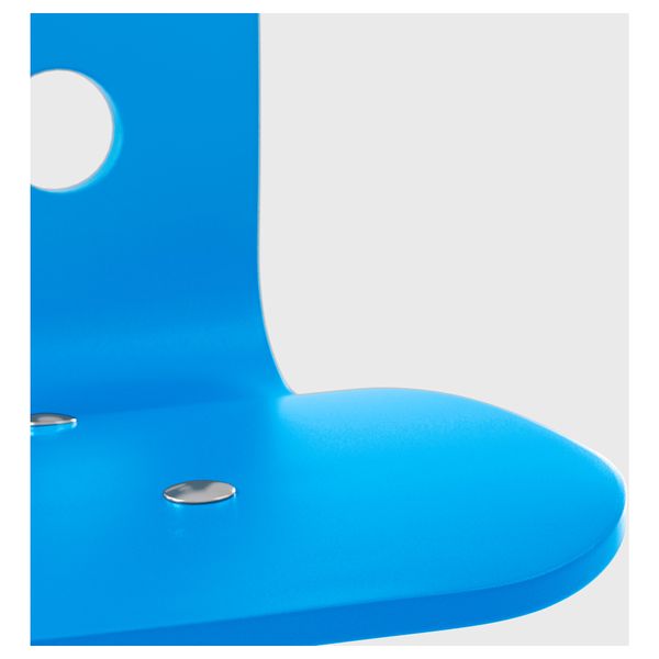 Детский стул для письменного стола ЮЛЕС, синий, белый - фото 5