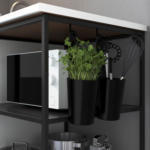 Кухня, антрацит, под дуб, 183x63.5x222 см IKEA BEGIVENHET БЕГИВЕНХЕТ 593.375.47 - фото 14