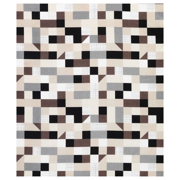 Ткань ТЮЛЬПАНТРОД, белый, бежевый/коричневый (150 см) - фото 1