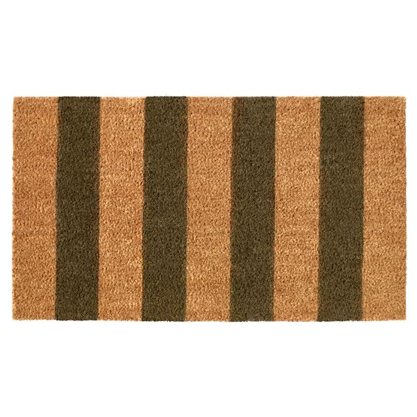 Придверный коврик КВОРИГ, неокрашенный, темно-зеленый (40x70 см) - фото 1
