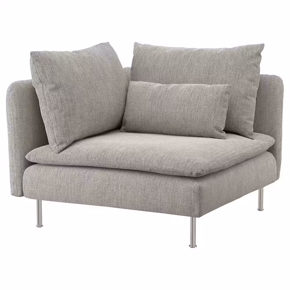 SÖDERHAMN Секция угловая - Viarp бежевый/коричневый - фото 1