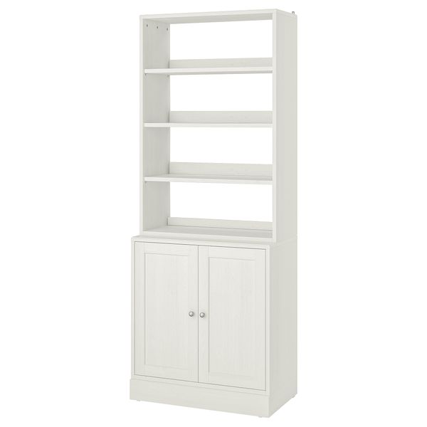 Комбинация для хранения, 81x47x212 см, белый IKEA HAVSTA ХАВСТА 492.659.99 - фото 1