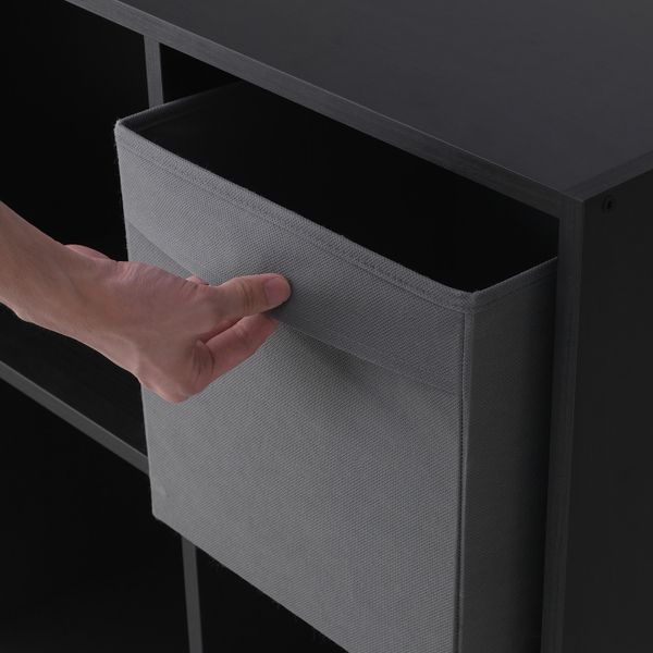 Коробка, темно-серый 30x30x30 см IKEA FYSSE ФЮССЕ 504.535.79 - фото 3