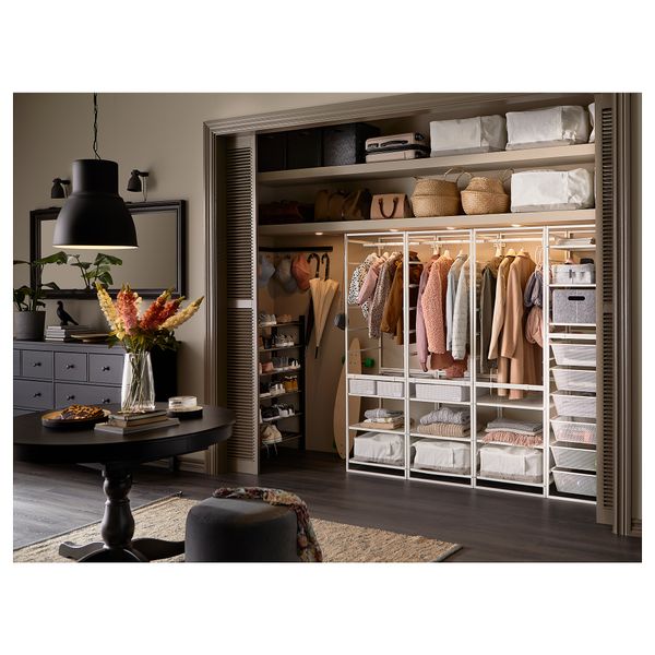 Гардероб, комбинация, белый, 198x51x173 см IKEA JONAXEL ЙОНАКСЕЛЬ 592.976.74 - фото 4