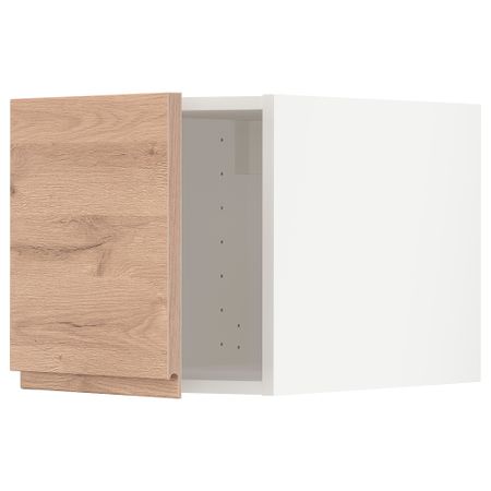 Верхний шкаф, 40x40 см, белый, Voxtorp под дуб IKEA METOD МЕТОД 894.570.10