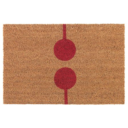 Придверный коврик, неокрашенный, красный 40x60 см IKEA ВЕЙРС 103.924.46