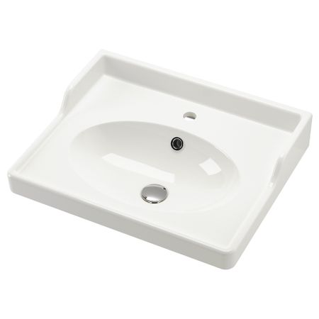 Раковина, белый, 62x49 см IKEA RUTSJÖN 205.453.97