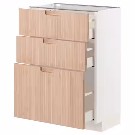 METOD / MAXIMERA Напольный шкаф с 3 ящиками