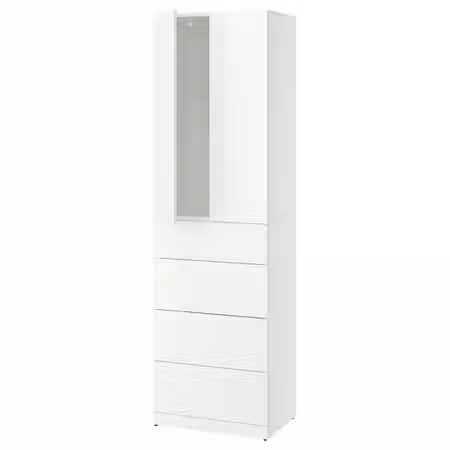 LASTARE ЛАСТАРЕ Гардероб, комбинация - белый 60x42x200 см