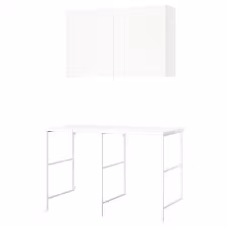 ENHET Комбинация д/хранения - белый 139x63.5x90.5 см