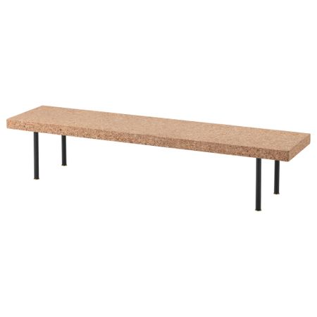 Журнальный стол СИННЕРЛИГ, пробка естественный (150x34 см)