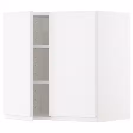 METOD Навесной шкаф с полками/2дверцы