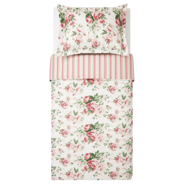 Пододеяльник и 1 наволочка СИЛВЕРОРТ, цветы - схема-чертеж с размерами