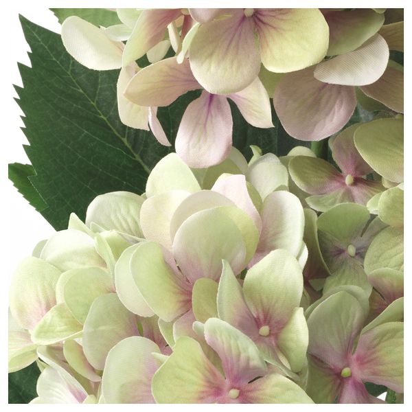 Искусственное растение в горшке ФЕЙКА, д/дома/улицы, Гидрангея зеленый (12 см) - схема-чертеж с размерами