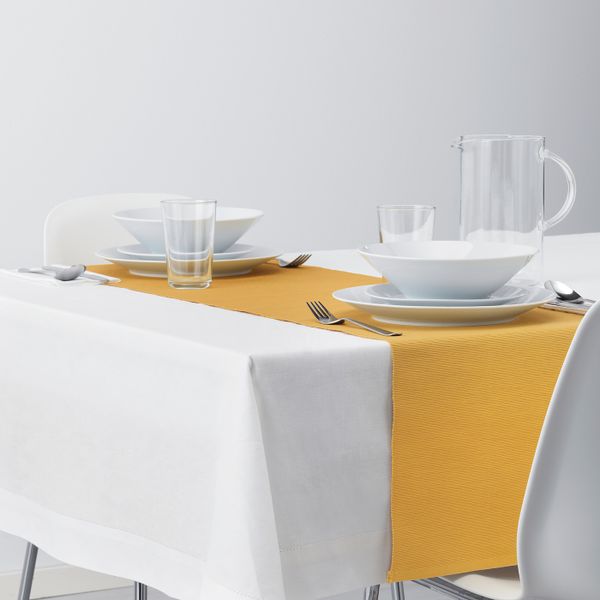 Дорожка настольная, темно-желтый 35x130 см IKEA UTBYTT УТБЮТТ 104.796.80 - фото 4