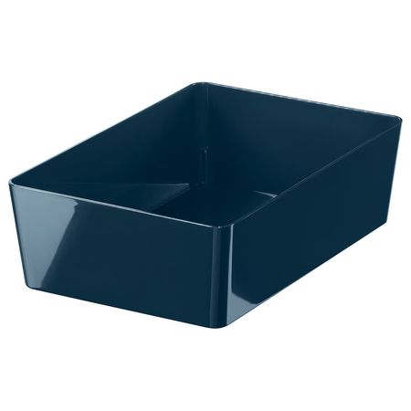 KUGGIS Контейнер - черно-синий 18x26x8 см