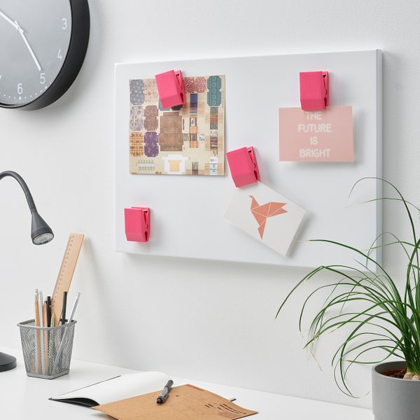 Зажим с магнитом, розовый IKEA TOTEBO ТОТЭБО 704.696.64 - фото 2